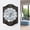 Oil Rubbed Bronze, variant on Glass Door Knobs, Polished Chrome Crystal Door Knobs Interior, Modern Glass Interior Doorknobs for Closet and Hall, Crystal Passage Door Knob, 1 Pack