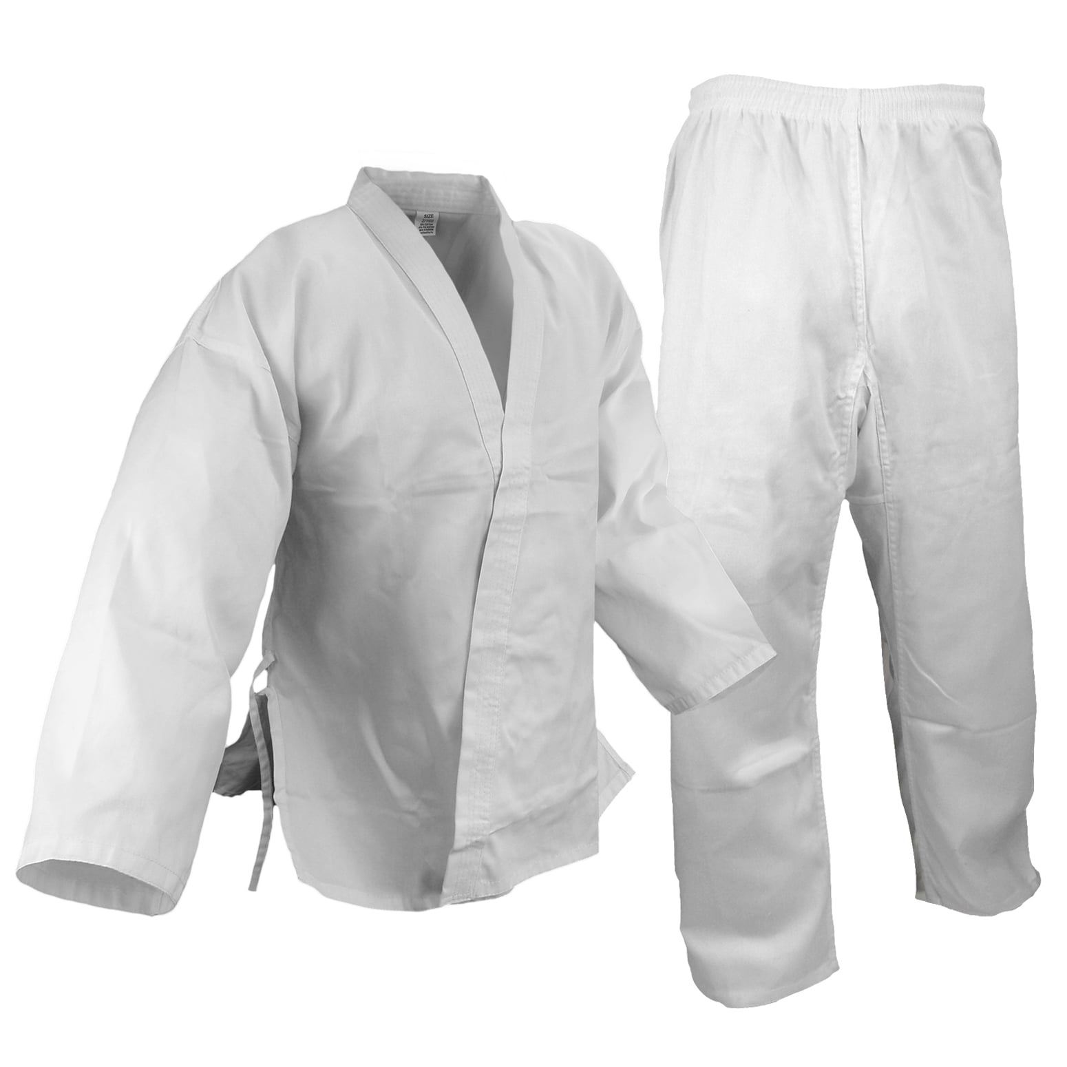 Brazilian Jiu Jitsu Air Gi for Men WHITE 100% Cotton Presshrunk *FREE SHIPPING! 