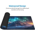 thumbnail image 4 of Gaming Mouse Pad Desk Pad,Extended Big Mouse Pad,31.5x11.8 Inch Long Computer Keyboard Mouse Mat Mousepad with 3mm Non-Slip Base and Stitched Edge for Gaming and Office\u2026 (Aurora), 4 of 6