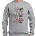 thumbnail image 2 of Puppy Ho Ho Ho Sweatshirt Unisex X-Large Grey, 2 of 5