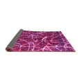 thumbnail image 2 of Ahgly Company Indoor Square Abstract Pink Modern Area Rugs, 3' Square, 2 of 4