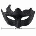 thumbnail image 3 of Stylish Half Face Masquerade Makeup Set for Couples and Party Enthusiasts 2PCS, 3 of 7