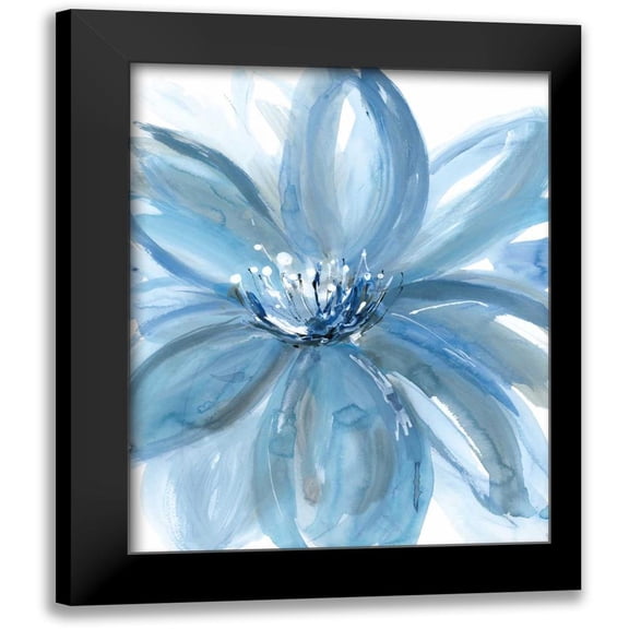 Meyers, Rebecca 12x14 Black Modern Framed Museum Art Print Titled - Water Petals
