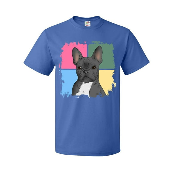Inktastic Blue French Bull Dog T-Shirt