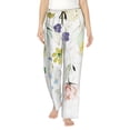 thumbnail image 2 of Lsque Wildflowers Print Women's Pajama Pants, Lounge Pant - Comfortable Home Wear,Elastic Waistband, Stylish Design-X-Large, 2 of 9