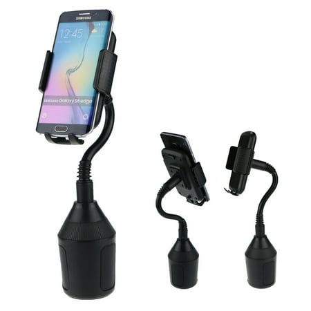Universal Adjustable Gooseneck Cup Holder Cradle Car Mount For Cell Phone