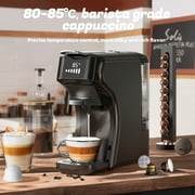 HiBREW 6in1 Pods Coffee Machine Multiple Espresso Cafetera Cappuccino Coffee Maker H1B