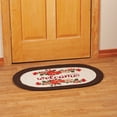 thumbnail image 2 of Braided Cotton Rug Welcome Mat, Brown, 2 of 3