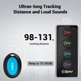 thumbnail image 3 of Rastreadores de objetos Key Finder Esky de 85 dB, 40 m de alcance, 4 receptores, 3 of 7