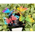 thumbnail image 5 of Morttic Metal Yard Art Outdoor Decorative for Patio Set of 4 Butterflies Garden Wall Sculptures, 5 of 12
