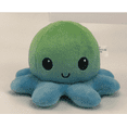 thumbnail image 4 of TeeTurtle Reversible Plush Octopus Mood Toy - Soft Stuffed Animal, 4 of 4