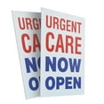 thumbnail image 4 of Urgent Care Now Open 24" x 36" Double Sided A-Frame Sidewalk Sign Includes 2 Plastic Inserts Foldable Portable White Signicade Sandwich Board Medical Services Professional Care Clear, 4 of 6