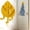 Yellow, variant on Adhesive Wall Hooks - Leaf Shape Self-Adhesive Hanger with Vacuum Grip - 5.3 Inch Wall Clothes Hanger for Coat Towel and Bag Storage - 1 Pack - White