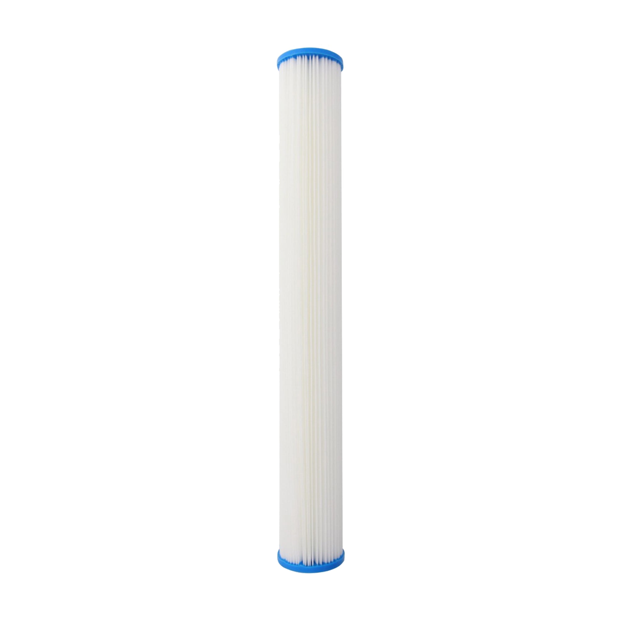 2 Pcs 20 " X 2.5 " Pleated Sediment & Carbon Water Filter Replacement RO Home 