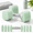 light green, variant on 4-in-1 Adjustable Dumbbell Set, Black, Pair of 2, Total 20 Lb (4, 6, 8, 10 Lb Options)