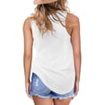 thumbnail image 3 of Cute Knot Shirts Fashion Twist Knot Front, adorable . Very Soft and Comfortable Fabric Soft Knit Tops, Comfy to wear casual tank tops Stylish Twist Knot Shirts, 3 of 4