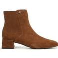 thumbnail image 2 of Naturalizer Women's Jada Ankle Bootie Dark Chestnut Brown Suede 11W, 2 of 6