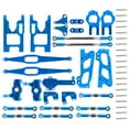 thumbnail image 2 of RC Car Swing Arm, Aluminium Alloy RC Steering Arms Blue Perfect Match  For Replacement, 2 of 8