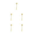 thumbnail image 3 of Guardoinrt 1/2/3/5 Home Stainless Steel Tea Spoon Restaurant Coffee Juice Beverage Condiment Sugar Teaspoon Kitchen Gadget Accessory Type 5 5PCS, 3 of 6