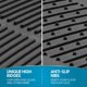 thumbnail image 4 of Alfombrillas para coches, camiones y SUV, juego de 3 alfombrillas para todo tipo de clima con diseño de ajuste universal, alfombrillas de coche duraderas con ranuras de captura, 4 of 4