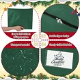 thumbnail image 4 of Nefoso Christmas Tree Storage Bag,Fits UP to 7.5 ft Artificial Trees with Reinforced Handles & Dual Zipper,Green, 4 of 6