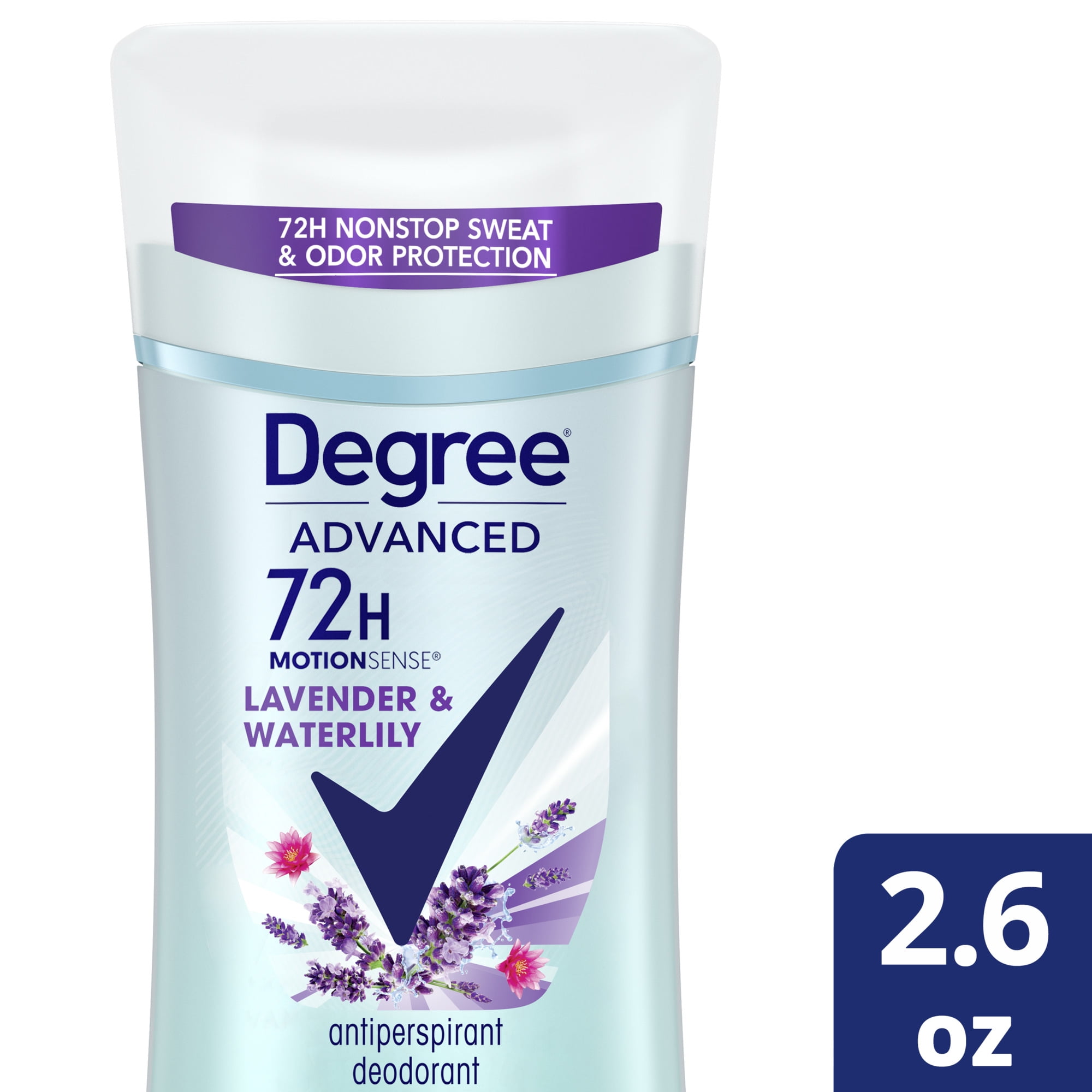 Degree Advanced Long Lasting Women's Antiperspirant Deodorant Stick, Lavender and Waterlily, 2.6 oz - image 5 of 5