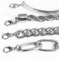 thumbnail image 4 of Punk Metal Twisted Chain Bracelet Jewelry Golden, 4 of 5