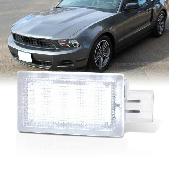 AJP Distributors White LED Trunk Luggage Light Cargo Lamp Compatible/Replacement For Ford Mustang Edge Crown Victoria Lincoln Aviator Town Car 2005 2006 2007 2008 2009 2010 2011 2012 2013 2014 2015