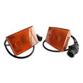 thumbnail image 1 of 2Pcs 24V LED Corner Lights for Actros MP1 MP2 Truck Cab Side Marker Turn Signal Lamp 9418200521 9418200921, 1 of 5