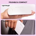 thumbnail image 6 of Makartt UV Nail Lamp Pocketdry 8W Mini LED Light for Nails Flash Cure, USB Portable Gel Polish Dryer with 60s 120s Timer Setting, Professional Gel Curing Lamp for Manicure Nail Art Salon, Home DIY, 6 of 7
