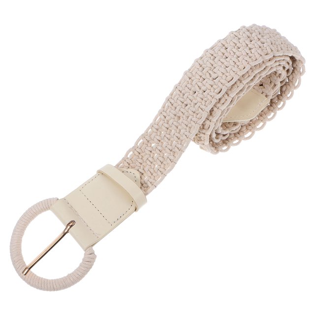 EXHUMKY Cinturón Vintage Beige Para Mujer Con Bohemio A Mano Para Y Abrigos