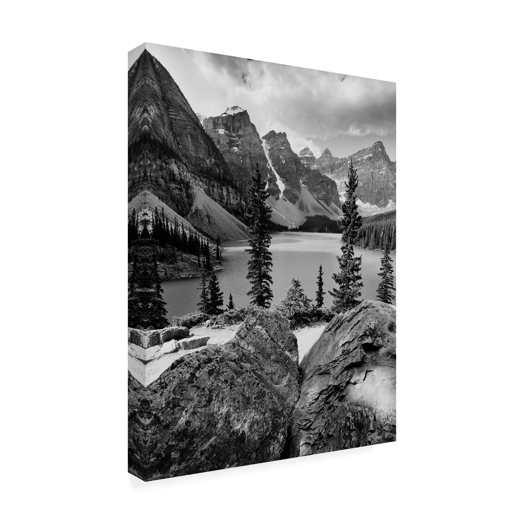 Trademark Fine Art 'Moraine Lake Canadian Rockies' Canvas Art by Monte Nagler