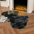 thumbnail image 4 of Vacemry Under $5 Fluffy Heart Shaped Rug, Non-Slip Bedside Carpet with High Absorbency, Washable Living Room Mat for Bedroom and Bathroom, Soft Microfiber Floor Decor with Anti-Skid Backing, 4 of 6