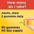 thumbnail image 4 of Suplemento de vitamina C Nature Made 250 mg 80 gomitas, 4 of 8