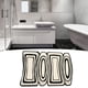 thumbnail image 4 of Alfombrillas de diatomita personalizadas, color blanco y negro, absorbentes, de secado rápido, para el hogar y el baño., 4 of 13