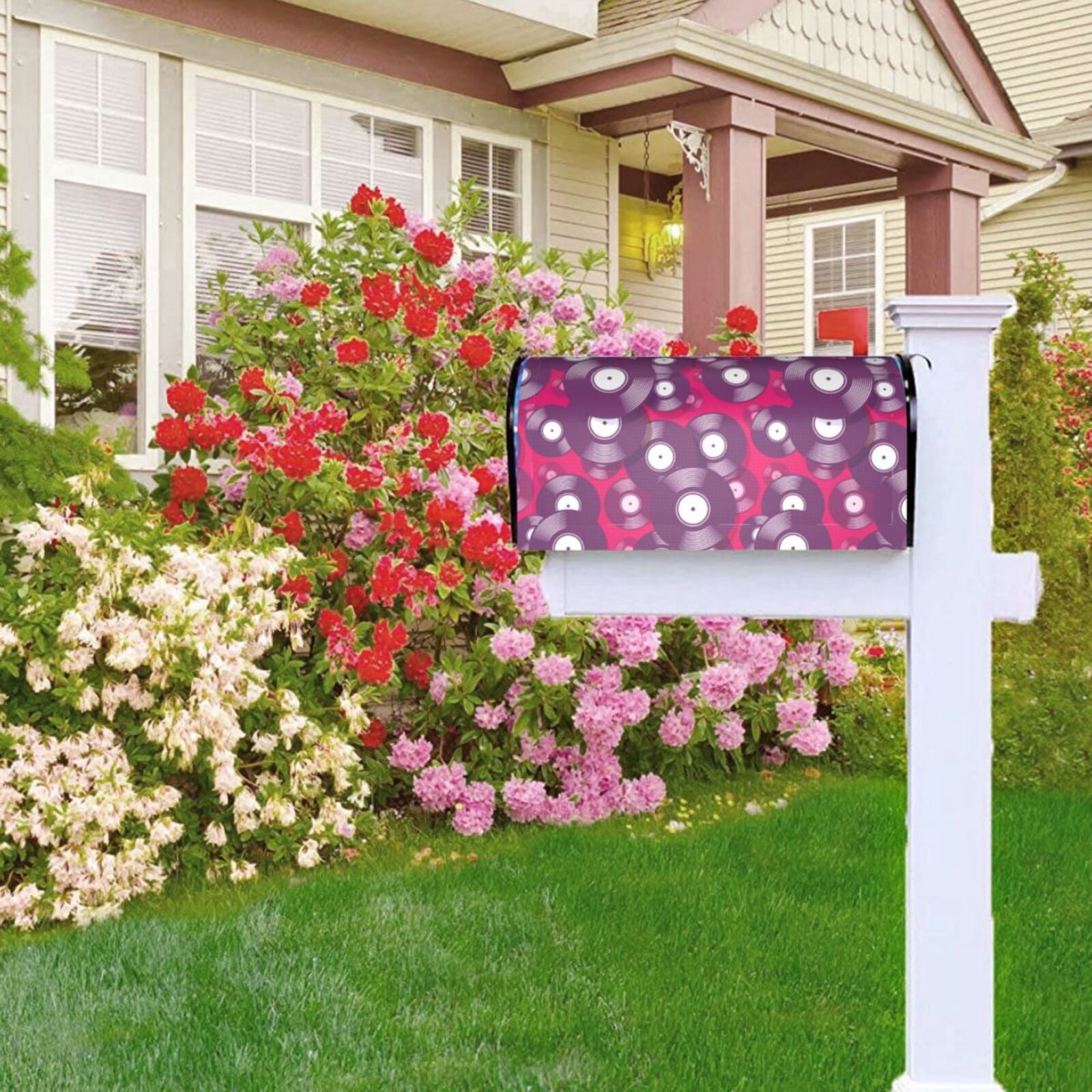 Kdxio Magnetic Mailbox Cover 25.5x21 in Mailbox Cover Outdoor Decoration Holiday Mailbox Covers for Home Garden Yard-25.5x21 in