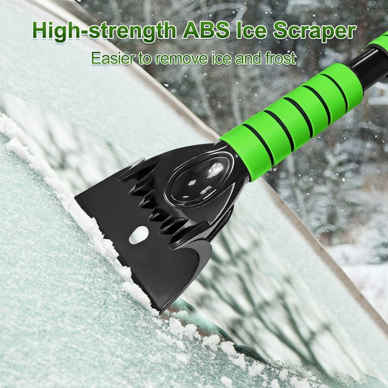 Car Snow Shovel and Brush Kit, SEAAES 4 in 1 Ice Scraper with Snow Brush  for Car Windshield, Telescopic Handle, Detachable Snow Broom for Car Auto  SUV Truck Windshield Vehicle Windows 