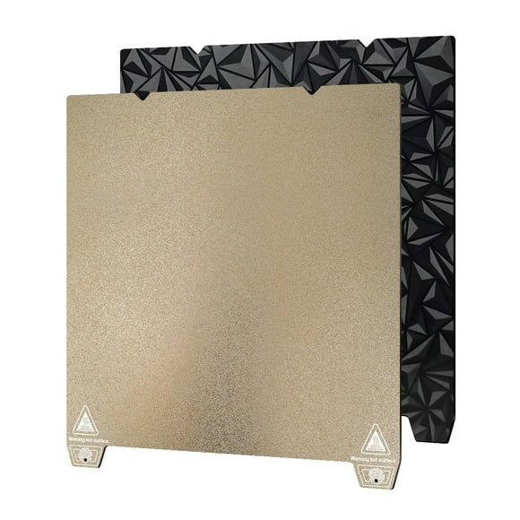 Dual-Sided 3D Printer Build Plate with PEO Diamond & PEI Frosted Textures, Magnetic Spring Steel - 315*310MM (Magnetic Base Not Included) for CREALITY K1 MAX and Similar Models