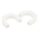 thumbnail image 4 of 2x Fundas de silicona para ganchos de remolque Accesorios automotrices Pieza de coche Fácil de instalar Remolque Blanco, 4 of 9