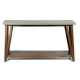 thumbnail image 5 of Alaterre Furniture Brookside 52" W Wood and Concrete-Coated Top Wood Console/Media Table, 5 of 18