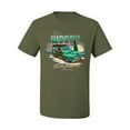 thumbnail image 2 of Wild Bobby, 1946 Vintage Ford Woody Chasing Waves Cars and Trucks Men's Graphic T-Shirt, Military Green, X-Large, 2 of 3