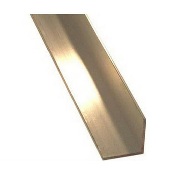 1/16" x 1/2" x 3/4"x 36" Offset Aluminum Angle Mill Finish