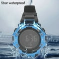 thumbnail image 4 of Sports Watch Digital Watch Large LED Screen Backlight 5bar Waterproof Date Alarm Chronograph Wrist Watch for Men Outdoor, 4 of 7