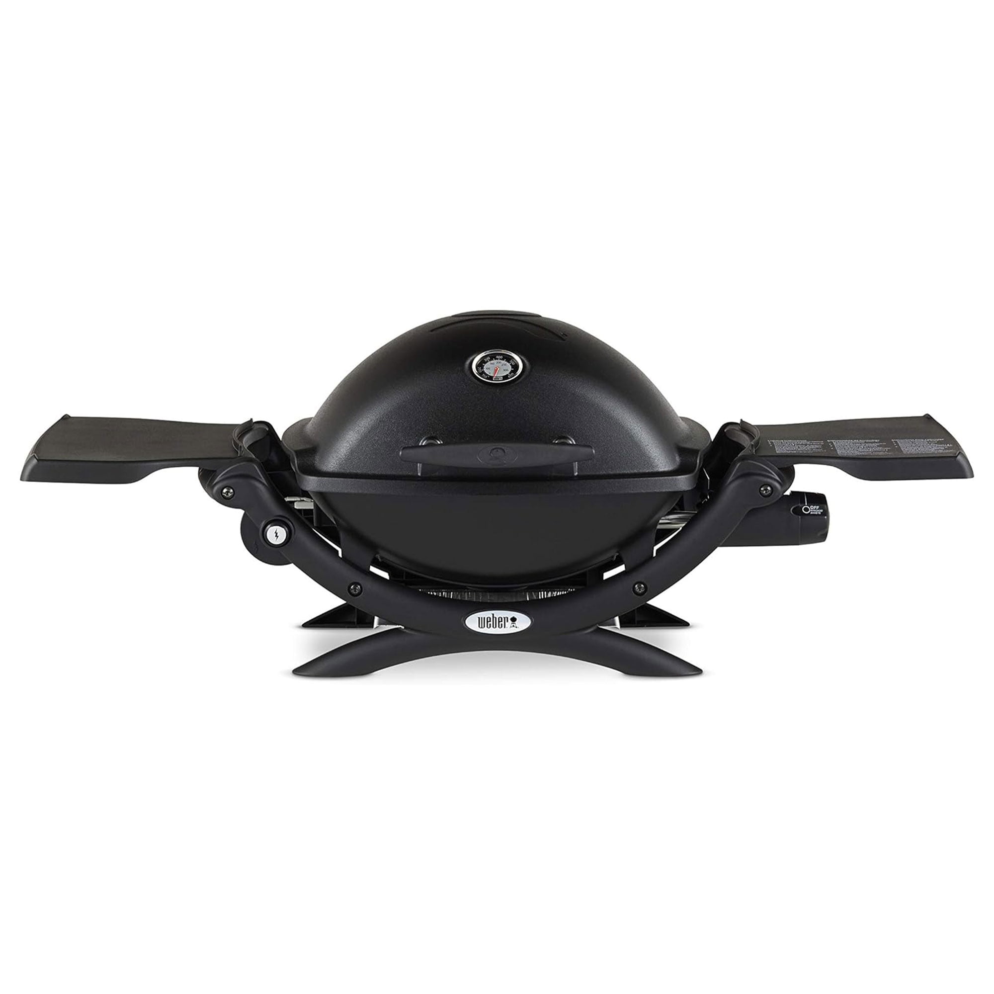 Weber Q™ 1200 Portable Propane Gas Grill BBQ - Weber Q 1200 Black