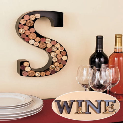 Initial wine cork holder sale