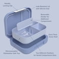 thumbnail image 5 of Bentgo® Modern Bento-Style Lunch Box for Adults, Teens, and Larger Appetites; BPA-Free , Leak-Resistant, Dishwasher/Microwave Safe - Dusk Blue, 5 of 8