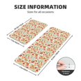 thumbnail image 2 of Yiaed Fruits Peach2 Kitchen Rugs Sets of 2 Kitchen Mats Cushioned Anti Fatigue Kitchen Rug Tapetes Para Cocina for Sink,Laundry Room, 2 of 6