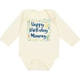 thumbnail image 3 of Inktastic Happy Birthday Mommy Boys or Girls Long Sleeve Baby Bodysuit, 3 of 5