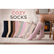 thumbnail image 2 of Calcetines de Peluche Largo Benox SET 4 Pares Térmicos lisos, 2 of 12