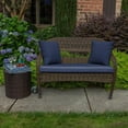 thumbnail image 5 of Casual Cushion Solid Sunbrella® Fabric 1-Piece Outdoor Throw Pillow, 20"W x 20"L, Canvas Navy, 5 of 5